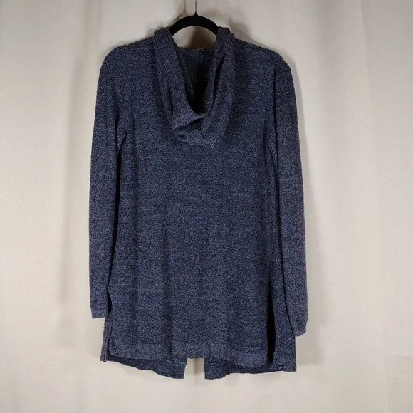 Barefoot Dreams CozyChic Lite Cali Cardi Heathered Casual Knit Sweater Cardigan - Picture 2 of 11